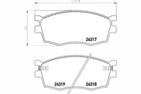 фото thumb №1, Textar тормозные колодки тормозные hyundai перед accent kia r