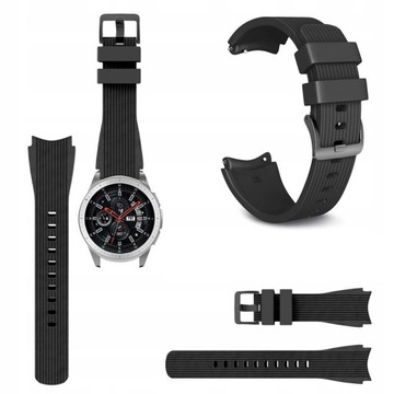 ЧЕРНЫЙ ремешок для SAMSUNG GALAXY WATCH 46 мм