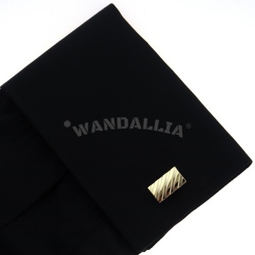Запонки WANDALLIA SP-MN-364 Прямоугольные Золотые Свадебные Бизнес