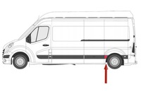 фото thumb №4, Молдинг бічна do renault master iii movano ліва