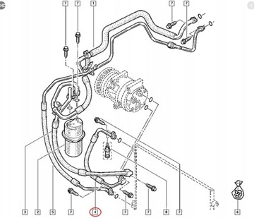 фото thumb №13, Шланг кондиціонера trafic ii 2.0dci 8200927675