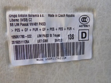фото thumb №6, Vw passat b8 sedan потолок 3g5867501j