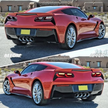 фото thumb №8, Chevrolet corvette c7 2014-2019 лампа лампи зад комплект європа led vland