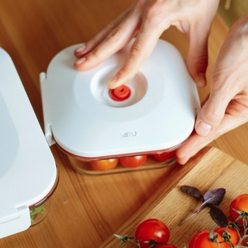 POJEMNIKI PRÓŻNIOWE NA ŻYWNOŚĆ SZKLANY Z POMPKĄ +WOREKI PRÓŻNIOWY ZEST. 8W1