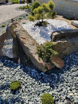 OTOCZAK THASSOS BIAŁY GRECKI 2-4cm KAMIEŃ OGRODOWY DEKORACYJNY NATURALNY