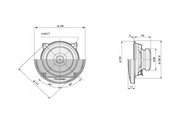 фото thumb №11, Pioneer прочный динамики 10cm opel zafira a b peugeot bipper проставки