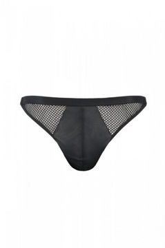 Трусы с открытой спиной - 034 SLIP OPEN LUKE черные S/M - Passion Casmir