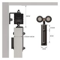 фото thumb №5, Allecto - bifold зсувні двері - 0,9 m - систем з 2 дверима