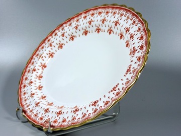 Королевское блюдо Fleur De Lys Red Spode
