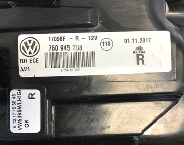 фото thumb №13, Touareg iii r-line лампа зад правая led 760945208