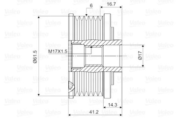 фото thumb №2, Ролик генератора fiat punto, stilo 1.9j 588009