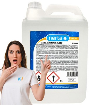 Płyn do mycia felg opon Nerta Wheelshine Super 5 L MOCNY + czernidło Nerta