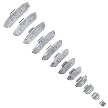 Ciężarki nabijane do felg stalowych SPS STD PB/S (50 g, ołowiane) - 50 szt.