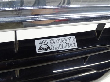 фото thumb №13, Решітка радіатора решітка радіатор хром + логотип audi a5 8t рестайлінг 11-15r 8t0853651g