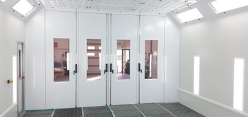 Покрасочная камера, покрасочная камера 8,125 х 4,65 м.