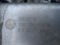 Радіатор вихлопних газів egr vw seat skoda audi 1.6 2.0 tdi 03l131512bl 03l131512cf Недорого, фото thumb