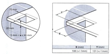 Розетка ALUMINIUM POPUP, оснащенная 054011