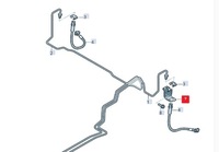 фото thumb №10, Audi q5 fy 80a кронштейн трубка гальмівний lewego заднього 80a611845h