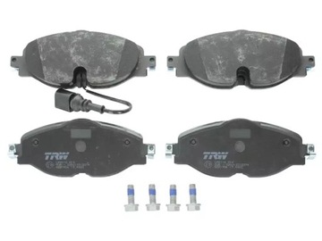 ПЕРЕДНИЕ ДИСКИ+колодки TRW SKODA SUPERB III 312MM
