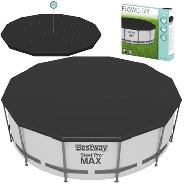 BESTWAY POKRYWA NA BASEN POKROWIEC 366 CM 58037