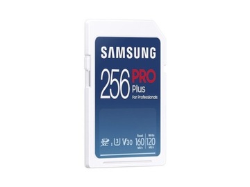 Карта памяти Samsung PRO Plus 2021 SDXC 256 ГБ, класс 10 UHS-I/U3 V30 (MB-S
