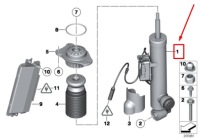 фото thumb №9, Bmw 5 gran turismo f07 rear правый shock абсорбер 37126851140 6851140