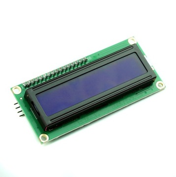 Синий дисплей LCD1602 2x16 с преобразователем HD44780