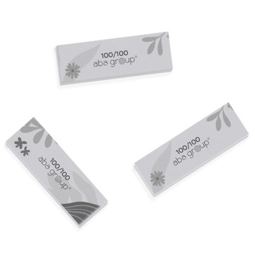 Полировщик для ногтей Block Buffer 100/100 Aba Group Flowers Набор из 45 шт.
