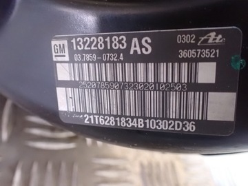 фото thumb №9, Підсилювач насос гальмівна opel insignia a 10r 2.0 універсал 13228183 11090