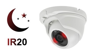 Zestaw do monitoringu 8 kamer 8Mpx IR20 dysk 1TB