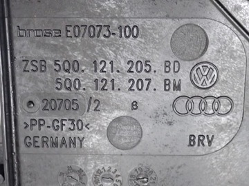 фото thumb №7, Корпус вентилятора вентилятор 5q0121205bd 5q0959455bf skoda octavia iv 2.0d