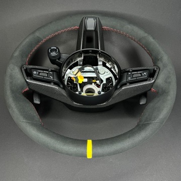 фото thumb №9, Porsche 911 992 macan panamera cayenne кермо карбон race-tex 36cm