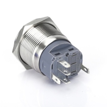 PRZYCISK MONOSTABILNY WANDALOODPORNY 250V 5A 25x35MM ZIELONY