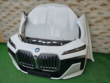 фото thumb №4, Капот крыло бампер pas радиатор bmw 7 g70 цвет a300