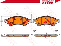 фото thumb №3, Trw тормозные колодки ham. ford перед ranger 11-