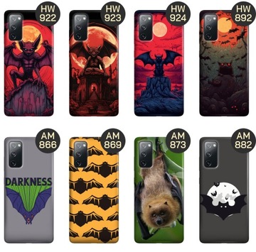 ETUI DO SAMSUNG GALAXY S20 FE / 5G WZORY NIETOPERZ BAT OBUDOWA POKROWIEC