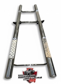 фото thumb №8, Пороги бічний трубопровід хром wyżłobienie пороги поміст isuzu d max 2020+