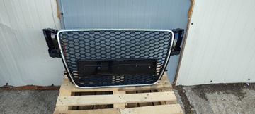 фото thumb №1, Решётка радиатора решётка audi a5 s5 b8 8t 03.2007r - 10.2011r дорестайлинг pod pdc хром