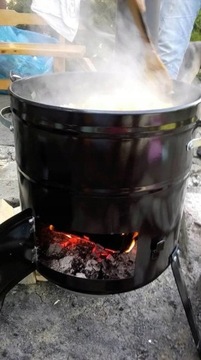 ПОЛЕВАЯ КУХНЯ 42СМ + КРЫШКА КАЛДАН 25Л ГРИЛЬ