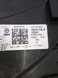 фото thumb №3, Vw t-roc lift 2ga941036af лампа права full led