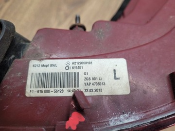 фото thumb №11, Mercedes e w212 рестайлинг универсал a2129069102 лампа левый зад задняя