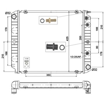 фото thumb №16, Радиаторов двигателя nrf 514782 1346015