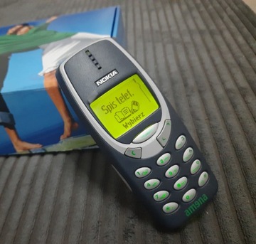 100% НОВЫЙ оригинальный мобильный телефон Nokia 3310, новый с завода, комплект PL