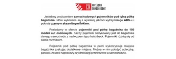 БАГАЖНИК ПОЛКА КОНТЕЙНЕР FORD FOCUS IV HB ACTIV'18