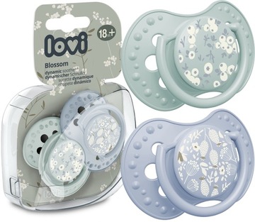 Соска LOVI DYNAMIC SOOTHING 18м+ 2 шт BLOSSOM