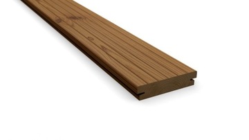Террасная доска Termo Pine 26х117 шпунтованная