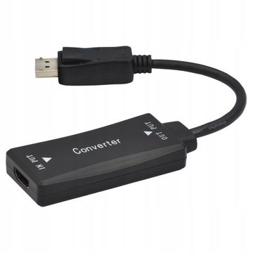 HDMI преобразователь для AdlayPort Adapter DP 4K 1080p Wireway WW331471 Black