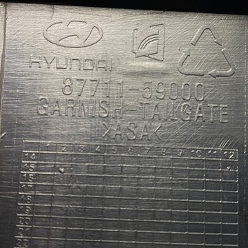 фото thumb №16, Планка накладка дверь задних hyundai h350