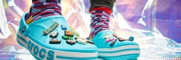 Детская обувь Шлепанцы Сабо Crocs Bayaband Rainbow 209730 Сабо 34-35