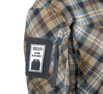 Helikon-Tex Мужская рубашка с длинным рукавом MBDU Фланелевая Оливковая клетка XL/Reg
